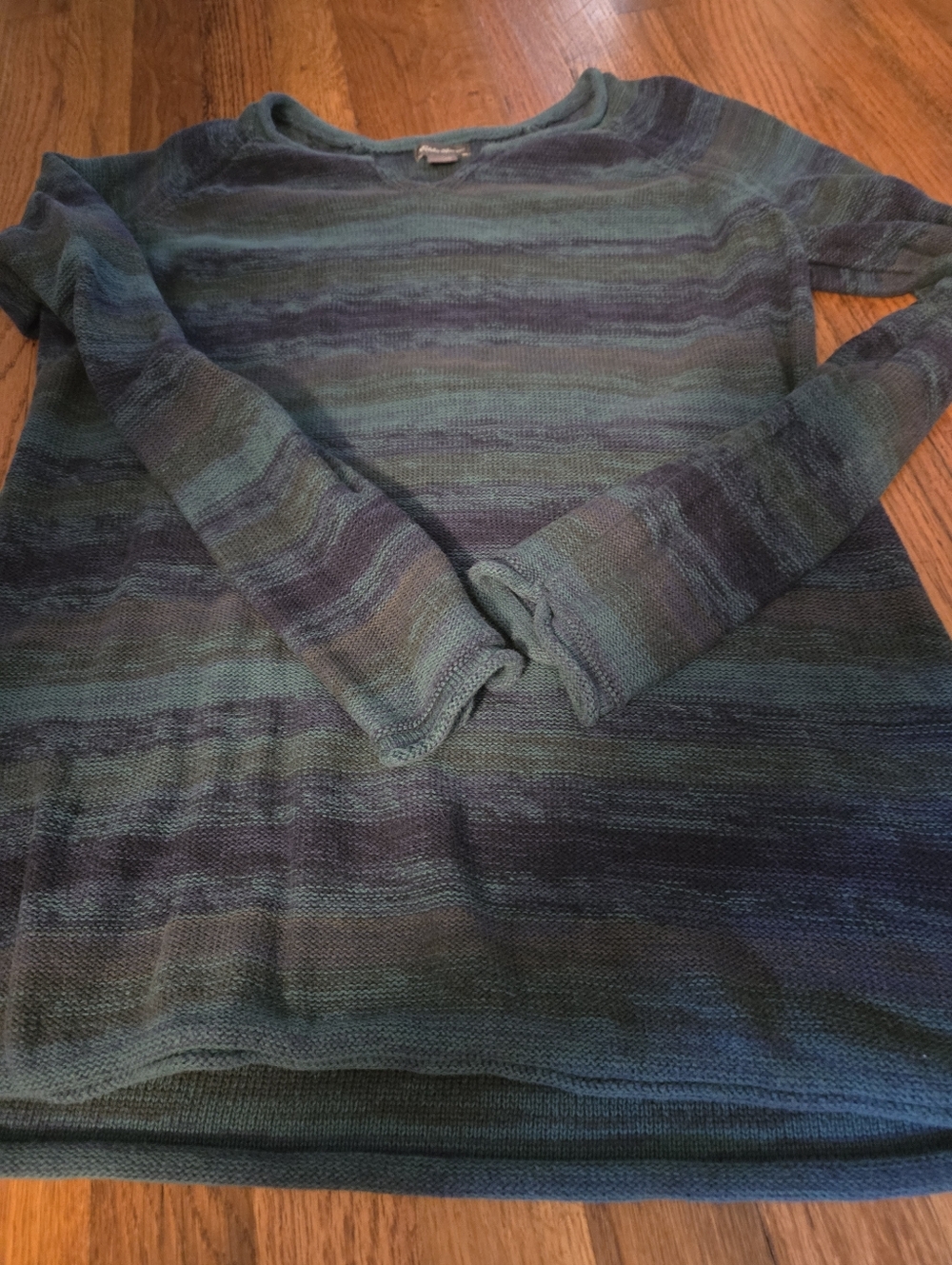 Eddie Bauer Striped Knit Sweater Size Large - Picture 10 of 12